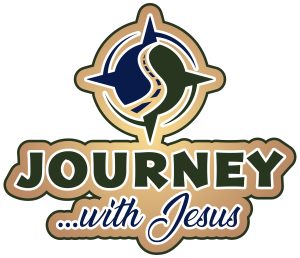 Journey with Jesus Logo - White